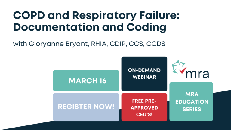 COPD and Respiratory Failure: Documentation and Coding