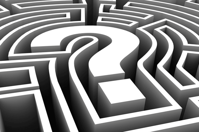 a maze depicting a question mark that is representative of the medical coding difficulties surrounding mental health in healthcare